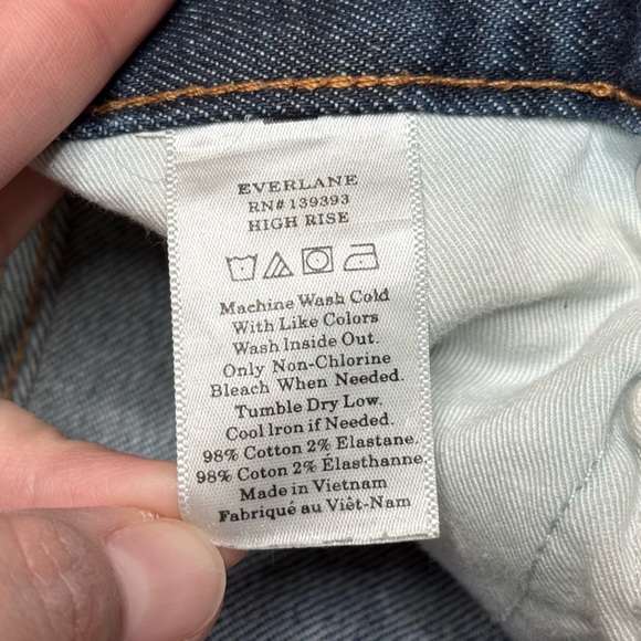 Everlane High Rise Ankle Jeans- Sz 24 - Picture 5 of 5